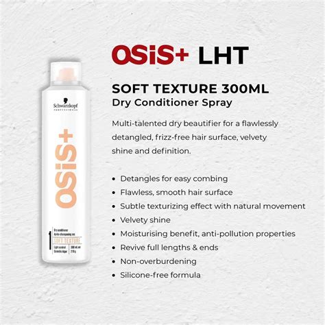 Schwarzkopf Professional Osis Lht Texture Blow Powdery Blow Dry Spray