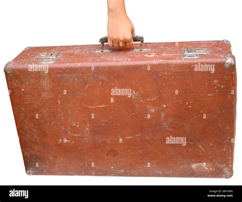 Old Brown Suitcase Hi Res Stock Photography And Images Alamy