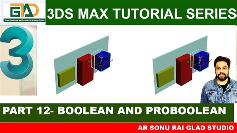 Boolean And Pro Boolean In Ds Max Part Ds Max Full Tutorial Series