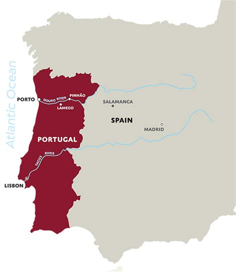 Douro River Map