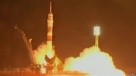 Soyuz Docks At International Space Station Bbc News