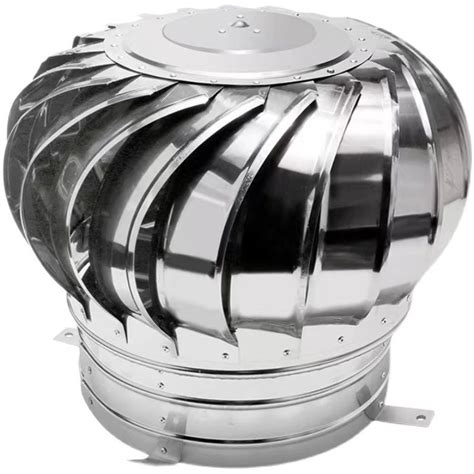 Stainless Steel Roof Ventilator 500 600mm Wind Turbine Ventilation Ball