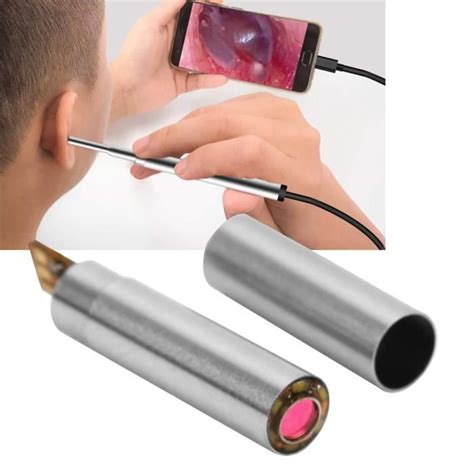 HURRISE Module de caméra 1MP 1280x720 résolution 6LED 3 9mm Otoscope