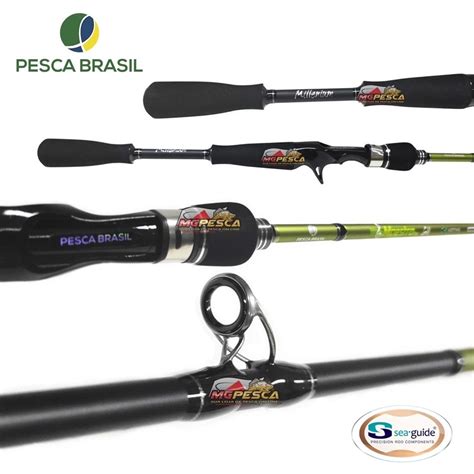 Vara Para Carretilha Pesca Brasil Millenium Maestro GII 17C Casting 5