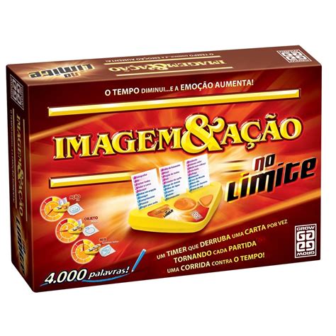 Imagem E Acao No Limite - Imagem e Acao no Limite - Jogo Original de Tabuleiro - Grow | Shopee Brasil