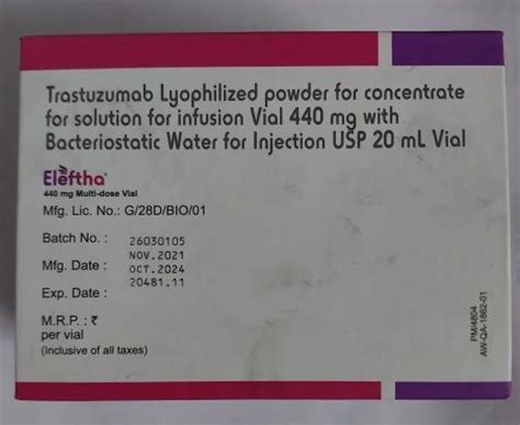 Eleftha Mg Trastuzumab Injection At Rs Vial In New Delhi Id