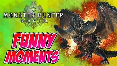 Monster Hunter World Funny Moments Wfriends Cant Talk And Big T Rex