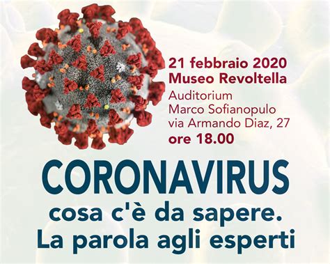 CORONAVIRUS cosa cè da sapere La parola agli esperti Museo Revoltella