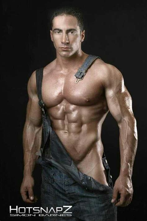 © Pecs Six Pack Abs Bare Chest Hunk Hot Guy Nice Arms Male