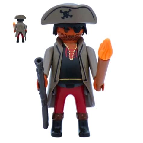 Figurine De Pirate Playmobil Avec Veste Et Torche Eur Picclick Fr