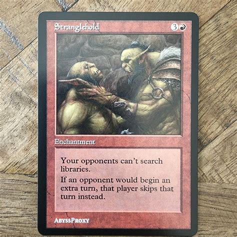 Stranglehold A Mtg Abyss Proxy Shop Enhance Your Commander And Edh Decks With Mtg Proxies