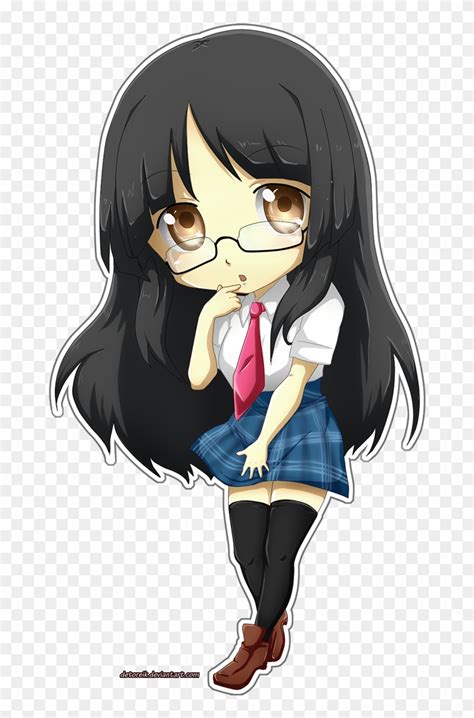 Chibi Girl With Glasses