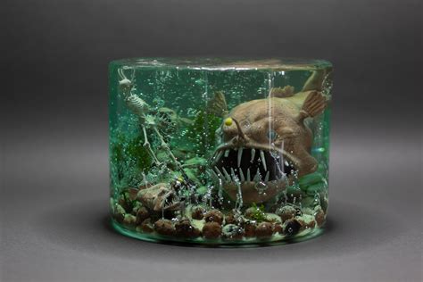 Anglerfish VS Skeleton Pole Dance Resin Diorama Etsy