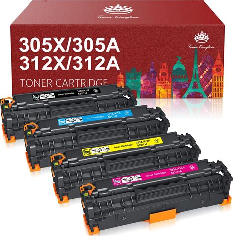 Amazon.com: Original HP 305A Toner Cartridge CE410A / CE411A / CE412A ...