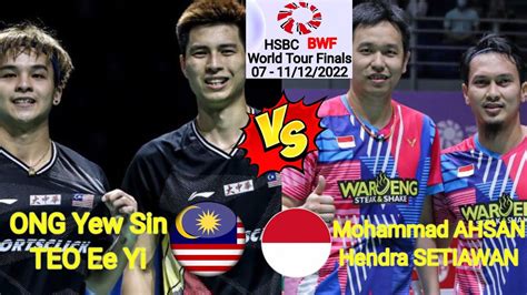 Mohamad Ahsan Hendra Setiawan Vs Ong Yew Sin Teo Ee Yi Gi I C U