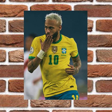 Placa Decorativa Neymar Brasil Em MDF Shopee Brasil