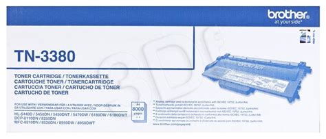 ᐅ BROTHER Toner Czarny TN3380=TN-3380, 8000 str. - Ceny, opinie, dane ...