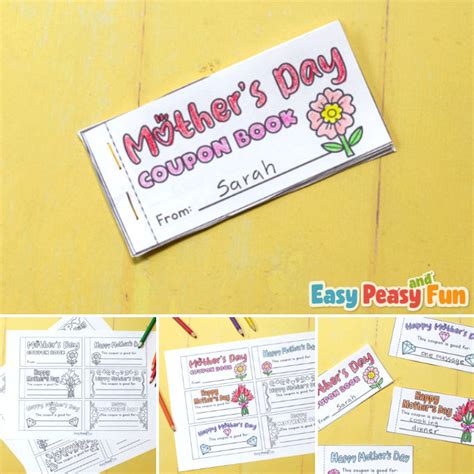 Free Printable Mothers Day Coupons Easy Peasy And Fun