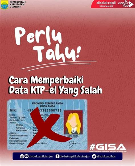 Syarat Dan Cara Memperbaiki Data KTP El Yang Salah Dijamin Mudah