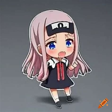 Chika Fujiwara Chibi Sticker On Craiyon