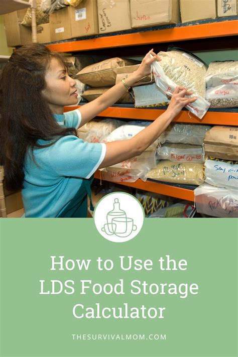 How To Use The LDS Food Storage Calculator The Survival Mom