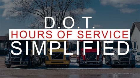 The Best Explained Hours Of Service Rules With Examples Youtube