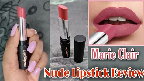 Marie Claire Lipstick Review Matte Lipstick Marie Claire Lipstick Swatches Muffin Style