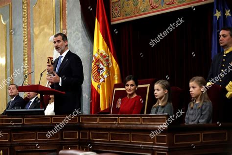 Spains King Felipe Vi C Delivers Editorial Stock Photo - Stock Image ...