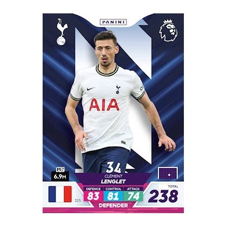 Cromos de Futbol Clément Lenglet Tottenham Hotspur Adrenalyn XL Premier