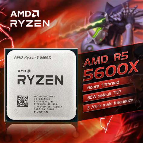 Процессор AMD Ryzen 5 5600X AM4, 6 x 3700 МГц - цены, характеристики ...