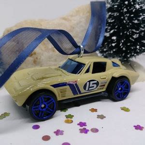 Hot Wheels Corvette Grand Sport Car Ornament Christmas Etsy