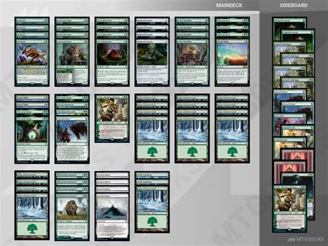 Arena Standard Mono Green Aggro Deck By Maxime Clayette Mtg Decks