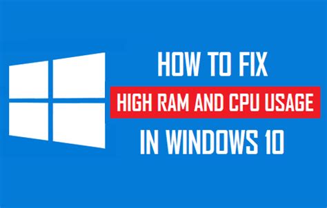 Como Reparar O Uso Excessivo De Ram E Cpu No Windows Mundobytes