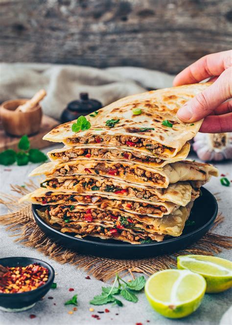 Türkische Gözleme Vegane Fladenbrot Teigtaschen Bianca Zapatka