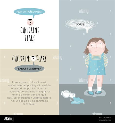 Children's fears. Vector illustration Stock Vector Image & Art - Alamy