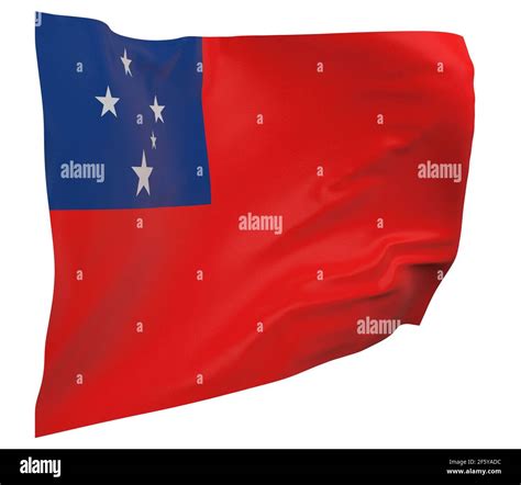 Samoan Flag Cut Out Stock Images And Pictures Alamy