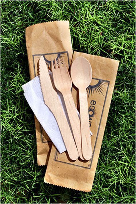 Stylish Eco-Friendly Wooden Cutlery | Catch My Party