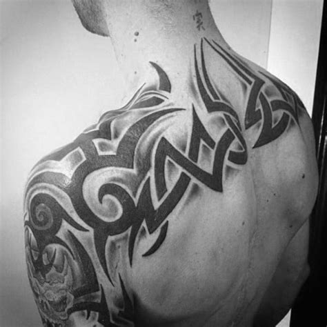 60 Tribal Back Tattoos For Men - Bold Masculine Designs