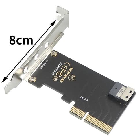 Le Noir SFF 8654 U2 Vers Adaptateur PCI Express PCIe 3 0 X4 Carte De