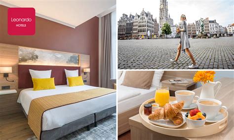 Leonardo Hotel Antwerpen City Centre Übernachtung für 2 Frühstück in