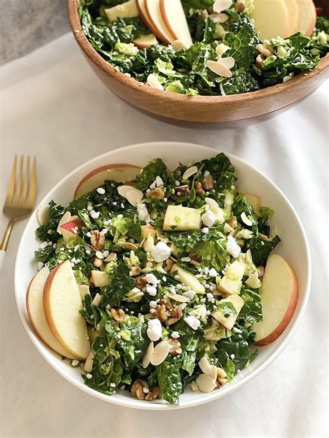 Shredded Brussels Sprouts Salad Consciously Vegan