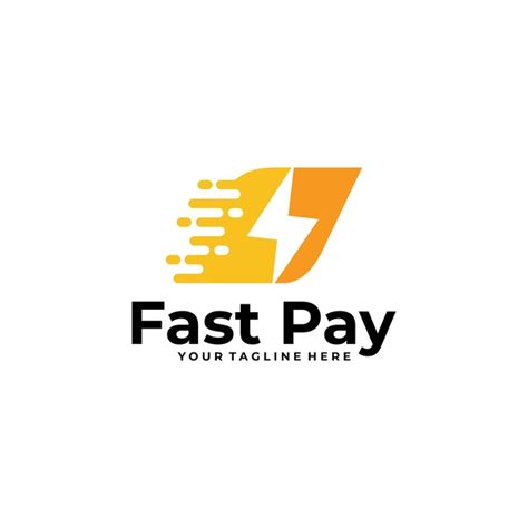 Premium Vector Fast Pay Logo Vector Design Template