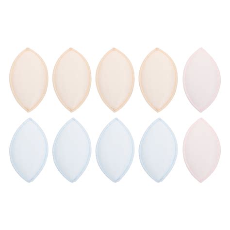 5 Pairs Sponge Bra Pads Inserts Cushion Liner For Bikini Random Color Walmart