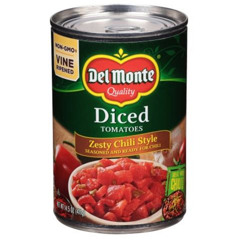 Del Monte Zesty Chili Style Diced Tomatoes Oz Ralphs