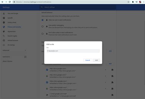 Cómo habilitar y deshabilitar las Notificaciones Web Push en Google