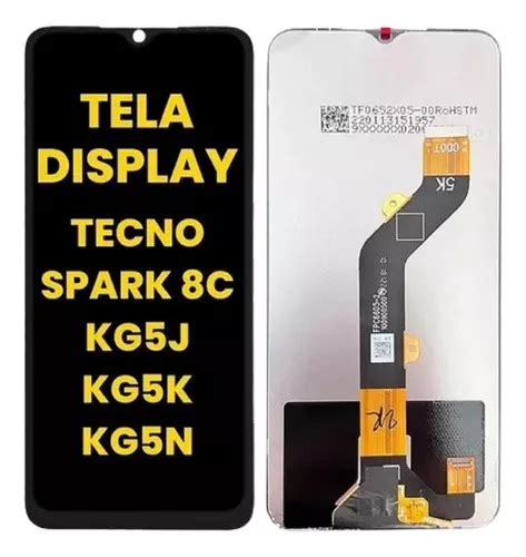 Tela Compativel Tecno Spark C Kg K Oled Envio Imediato