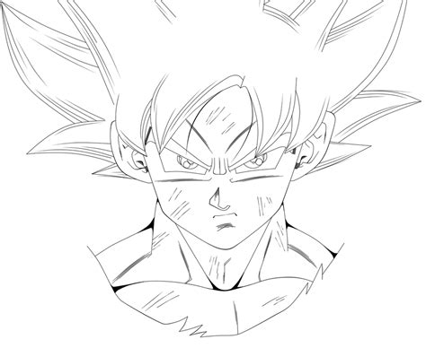 Mui Goku Pencil Drawing