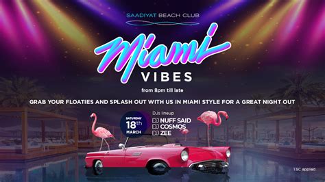 Miami Vibes Pool Party In Abu Dhabi Tickets Beach Festival