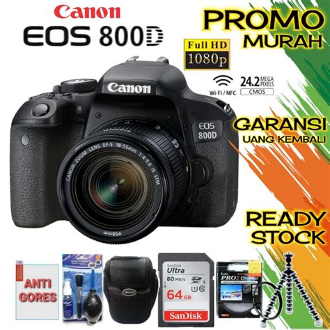 Jual New Canon Eos D Kit Lensa Mm Is Stm Bergaransi Tahun