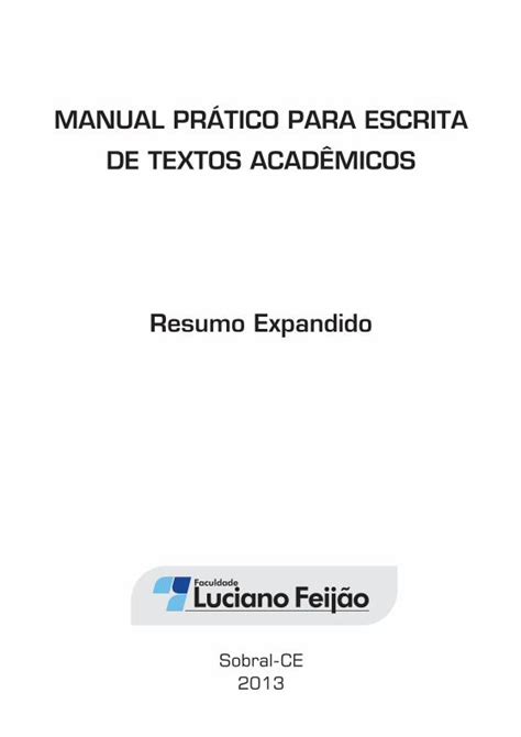 PDF Manual Prático Para Escrita de Textos DOKUMEN TIPS